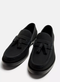 Mocassim De Pele Com Borlas