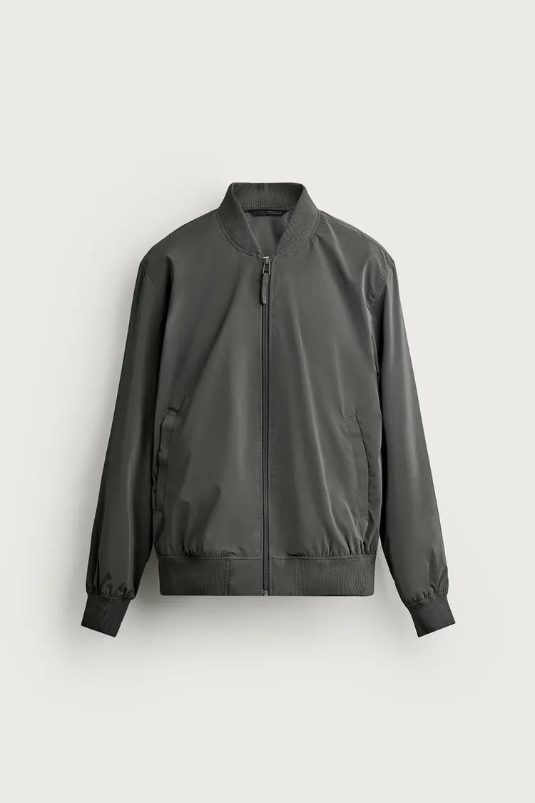 Bomber Jacket Técnico Cinza