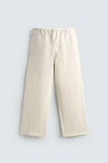 Calças Relaxed Fit 100% Linho