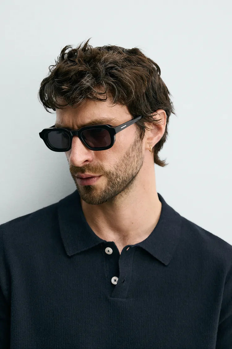 Polo Em Malha Regular Fit Com Estrutura