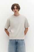 T-Shirt Boxy Tecido Interlock