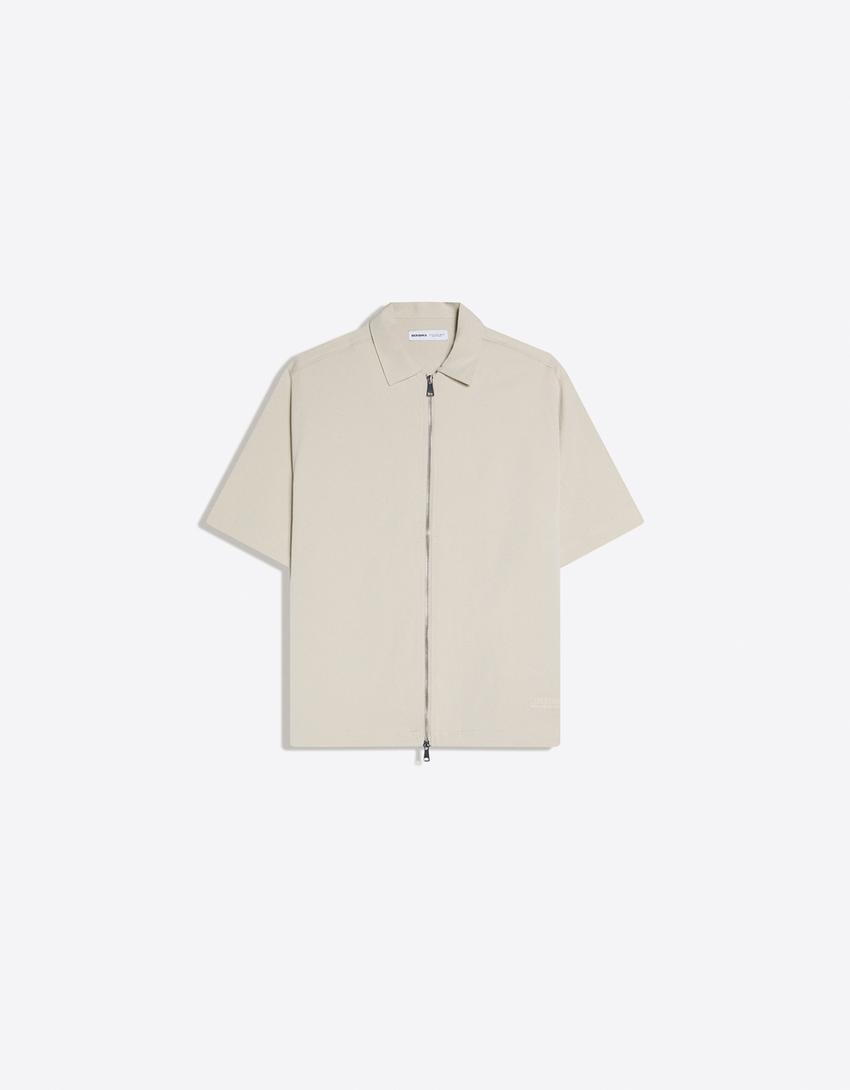 Camisa Boxy Fit Fluida