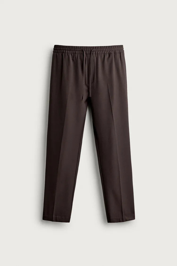 Calças De Cintura Jogger Conforto