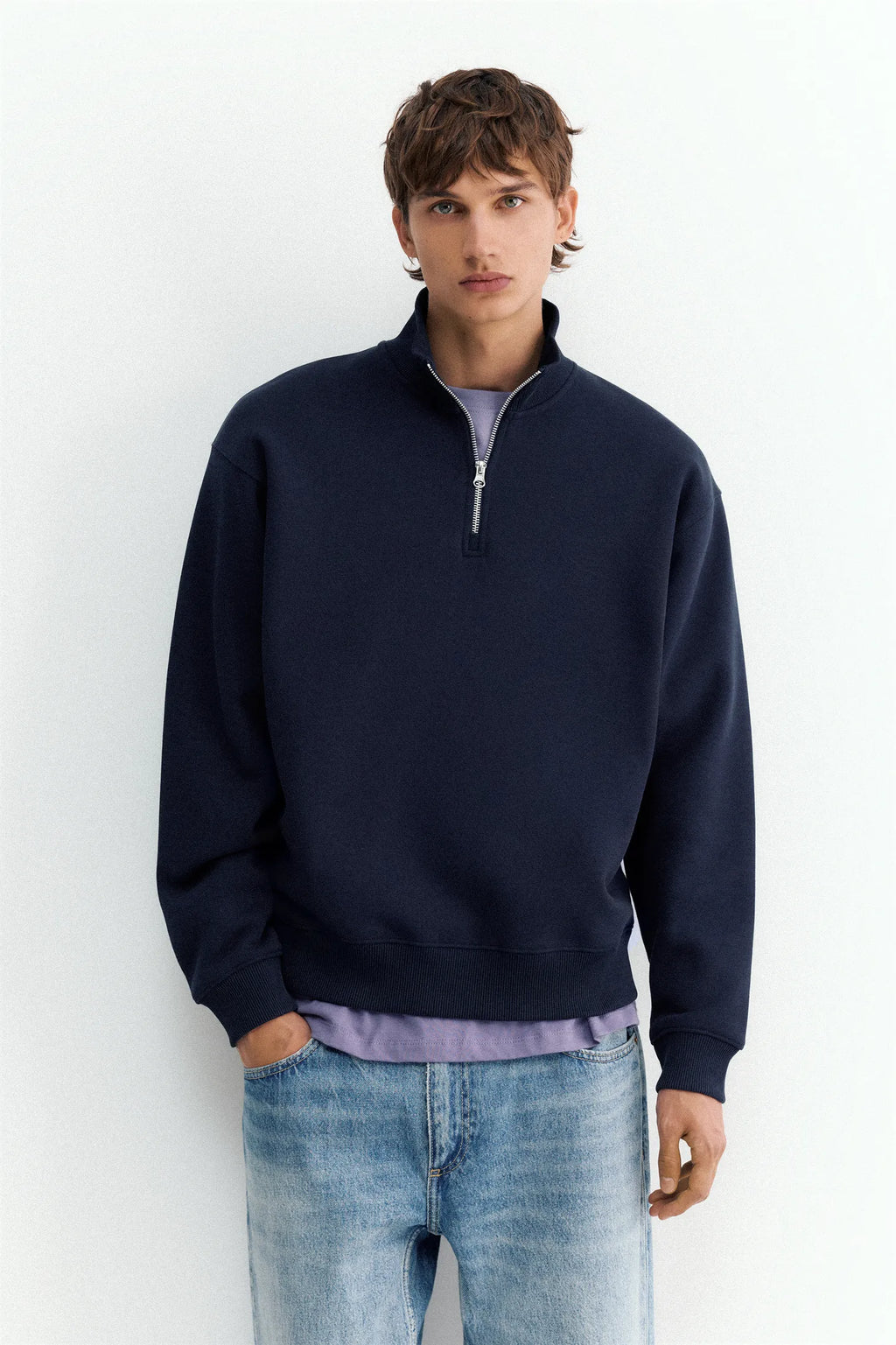 Sweatshirt Quarter Zíper