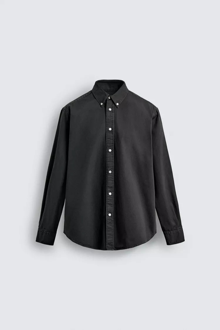 Camisa Regular Fit De Algodão