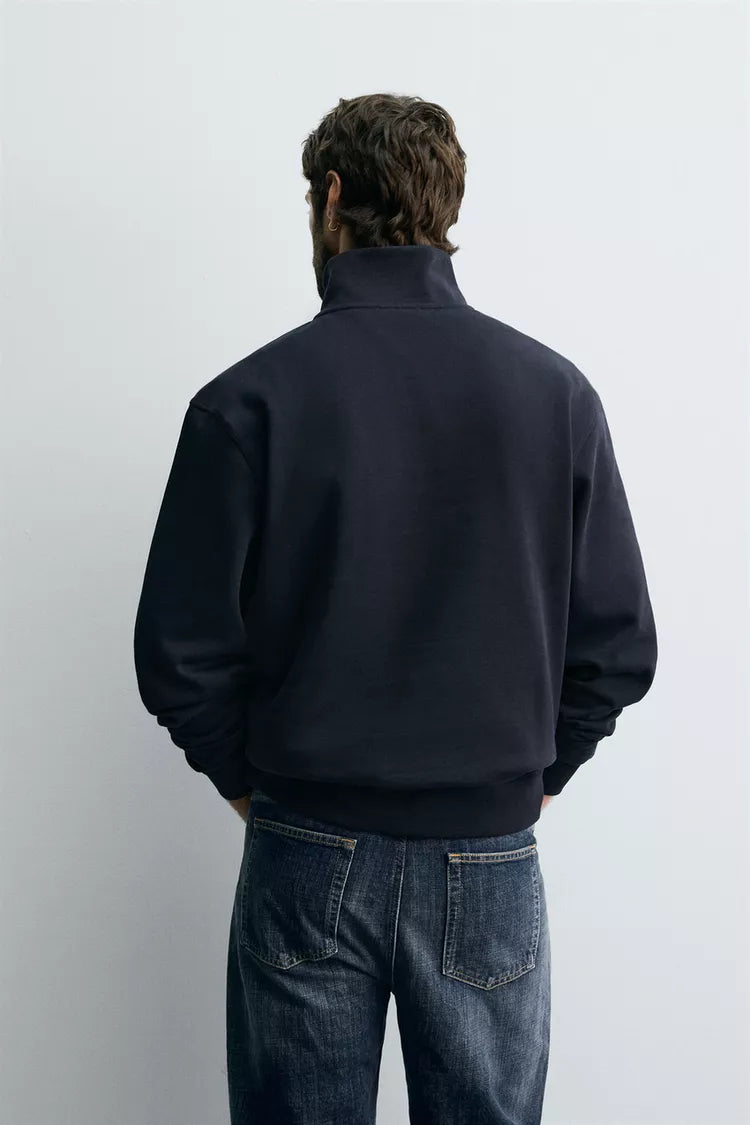 Sweatshirt De Gola Com Zíper