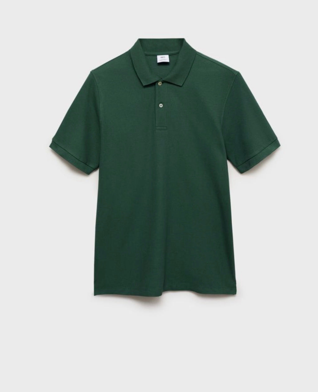 Polo De Manga Curta Com Estrutura Regular Fit
