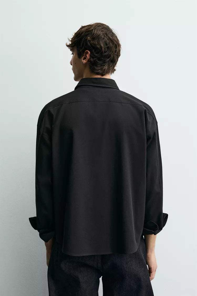 Camisa Fluida Com Bolso