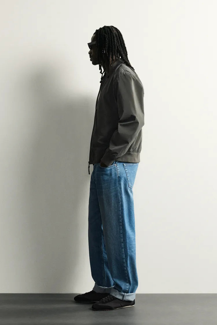 Bomber Jacket Técnico Cinza