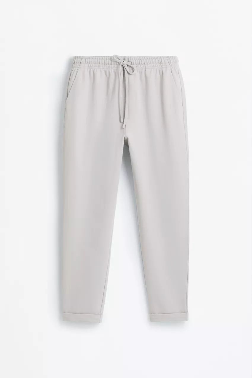 Calças Jogger Com Estrutura