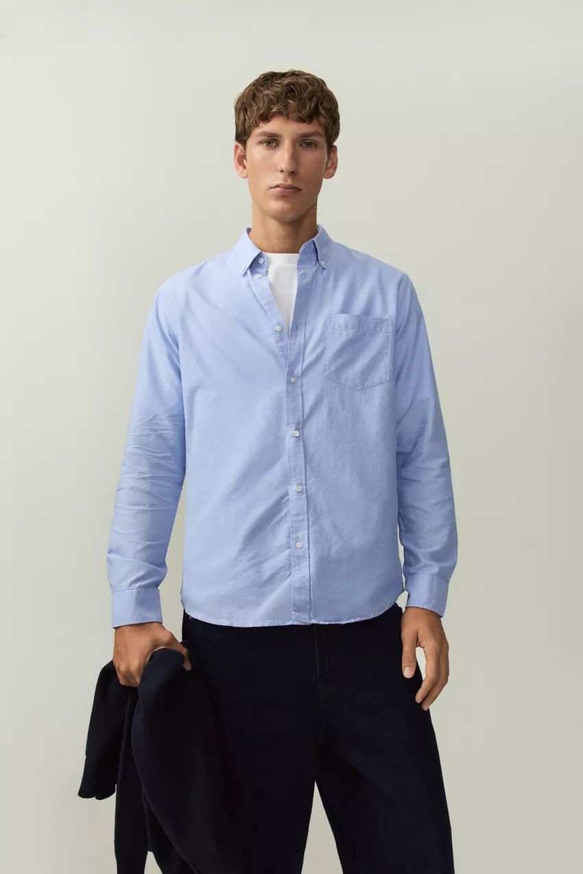 Camisa Oxford