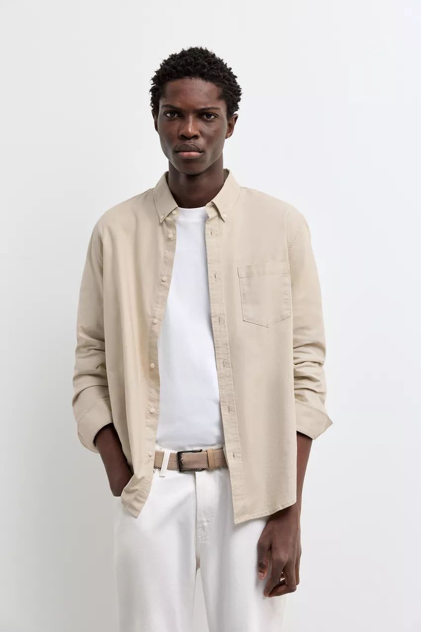 Camisa Oxford