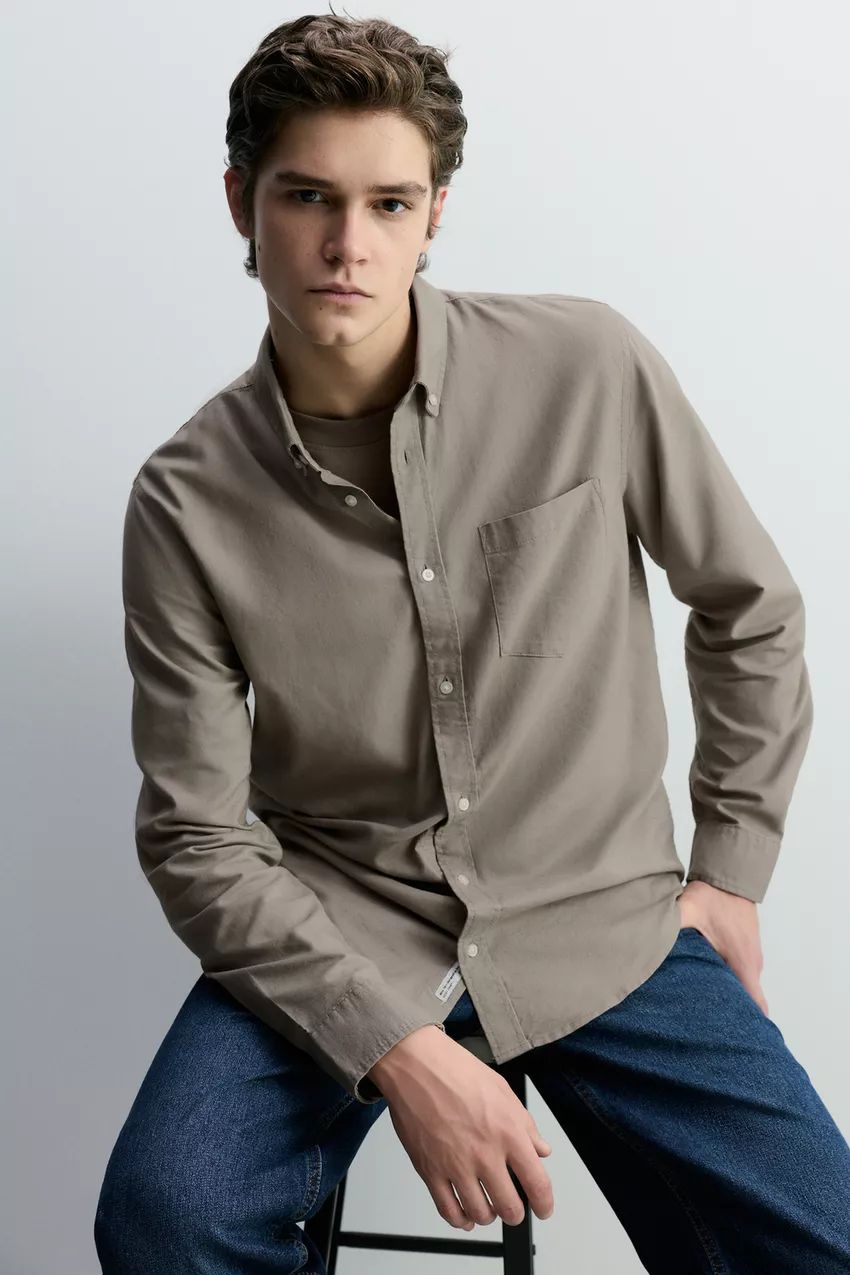 Camisa Oxford