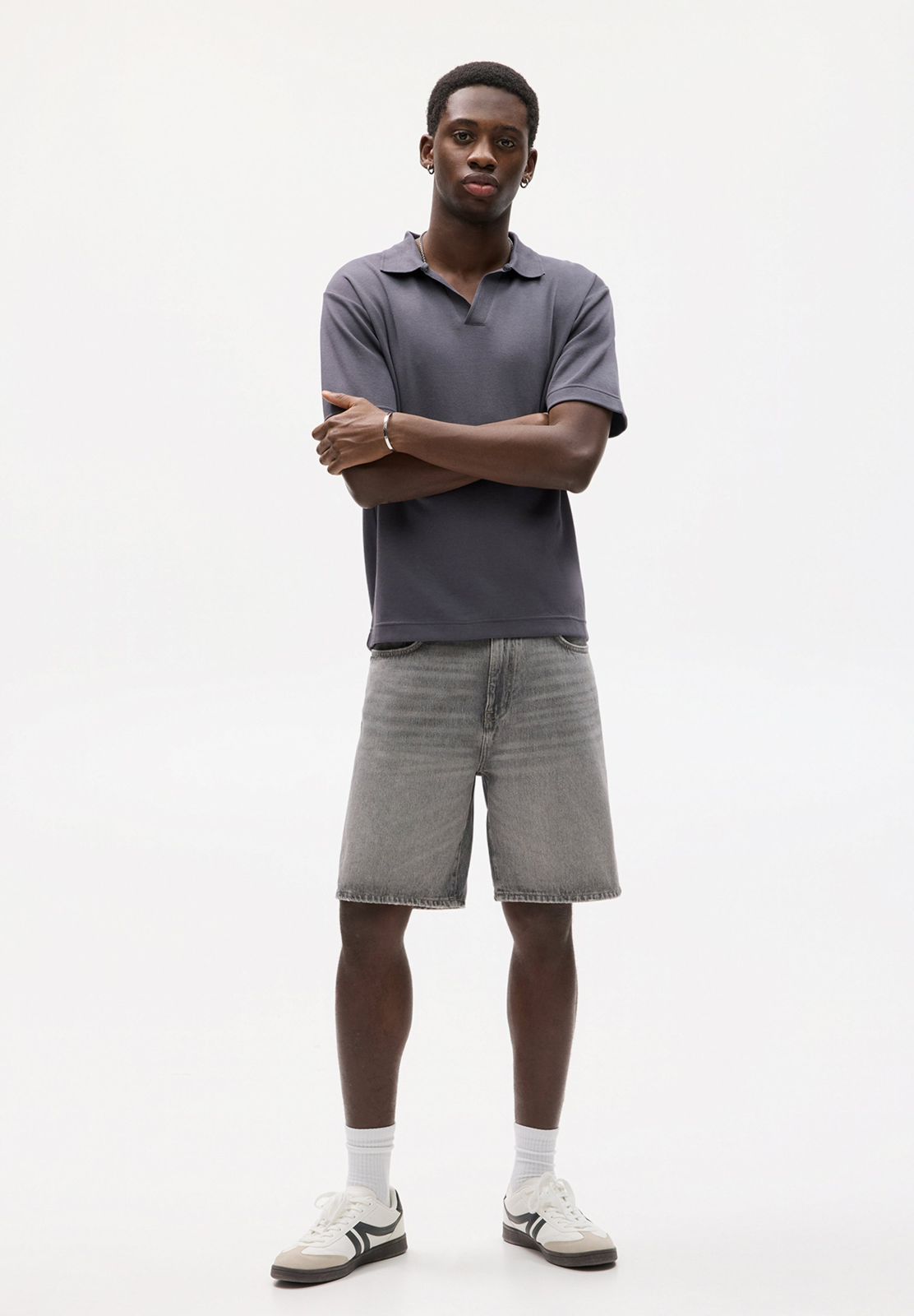 Calção Jeans Skater Regular Fit