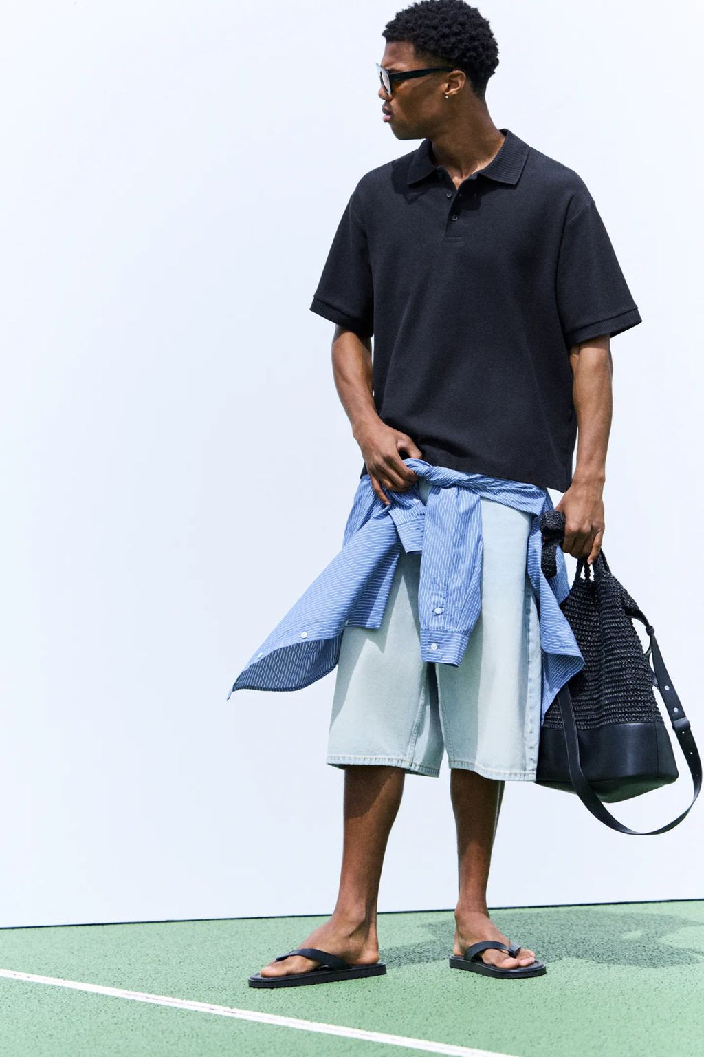 Polo Estrutura Piqué Boxy