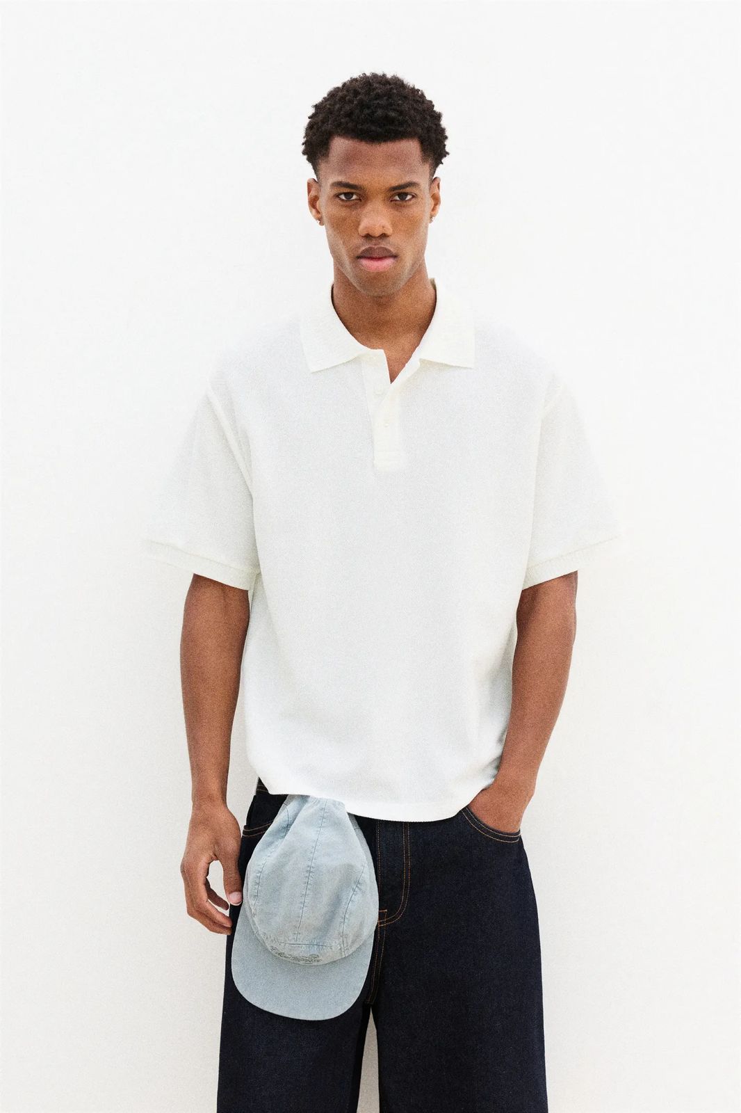 Polo Estrutura Piqué Boxy
