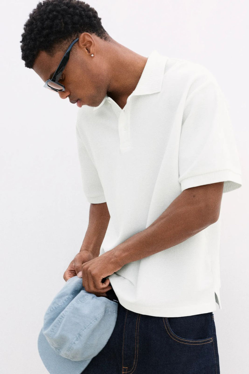 Polo Estrutura Piqué Boxy