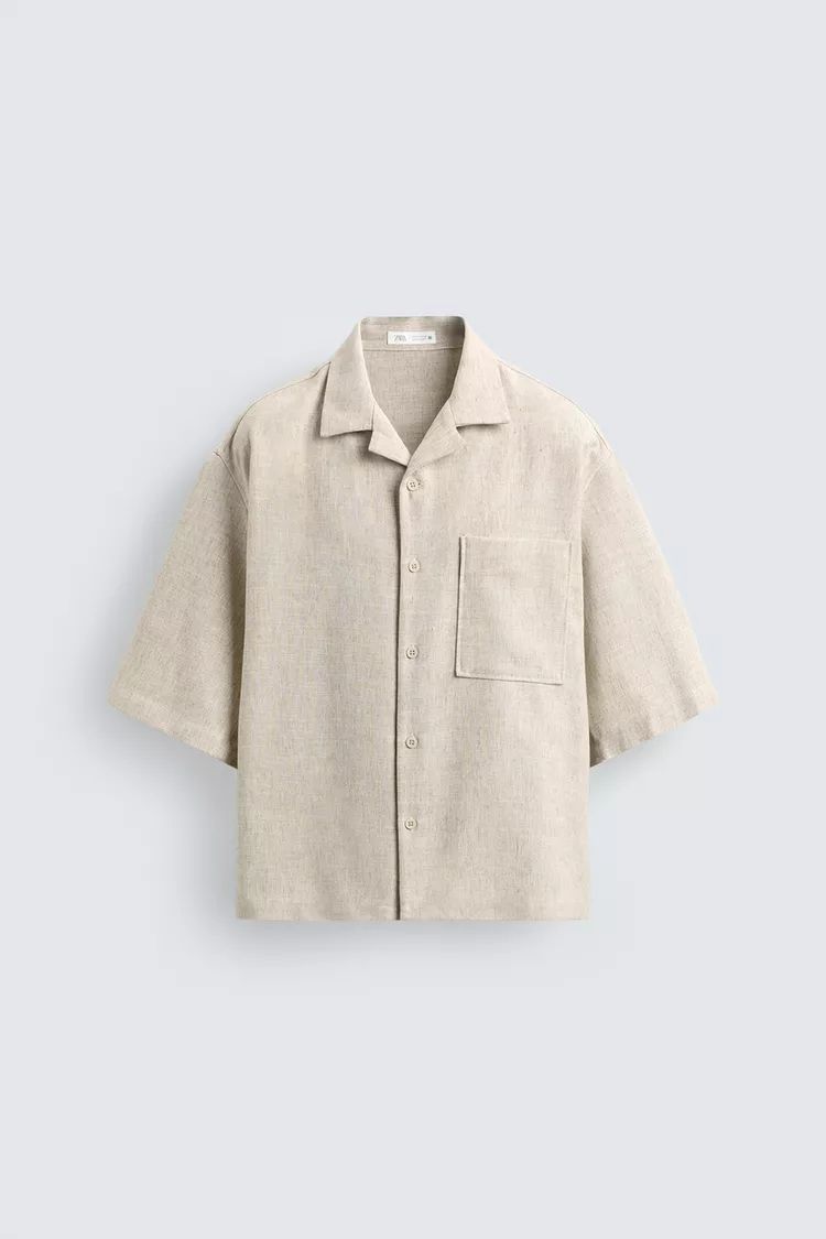 Camisa Linho Boxy